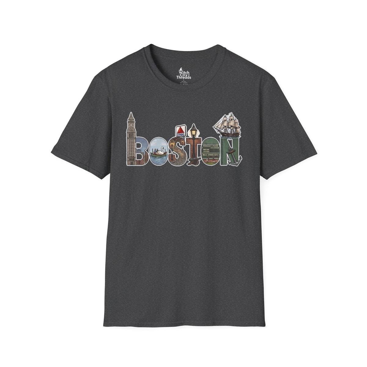 Boston Landmarks Vintage Tee