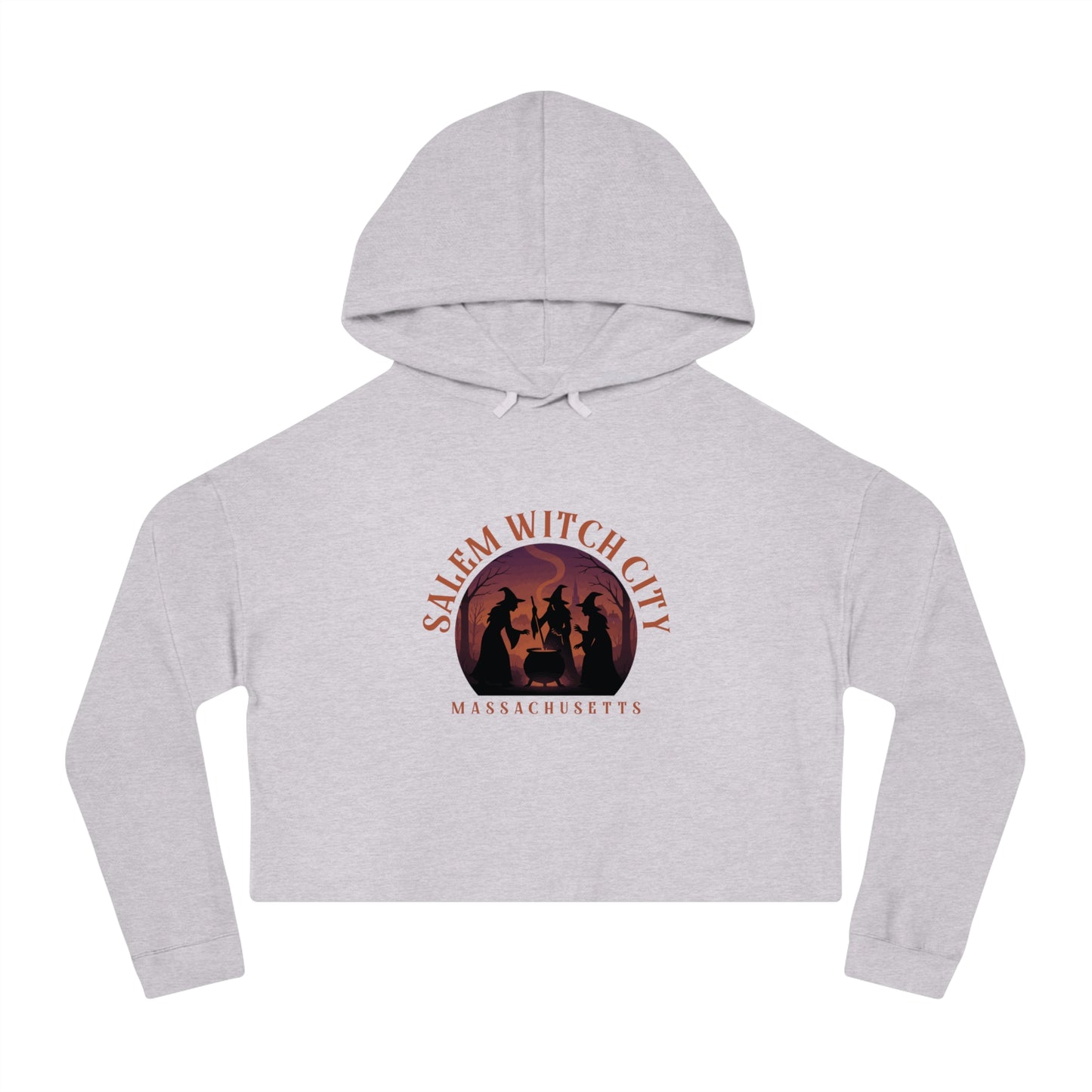 Salem Witch City Cropped Hoodie