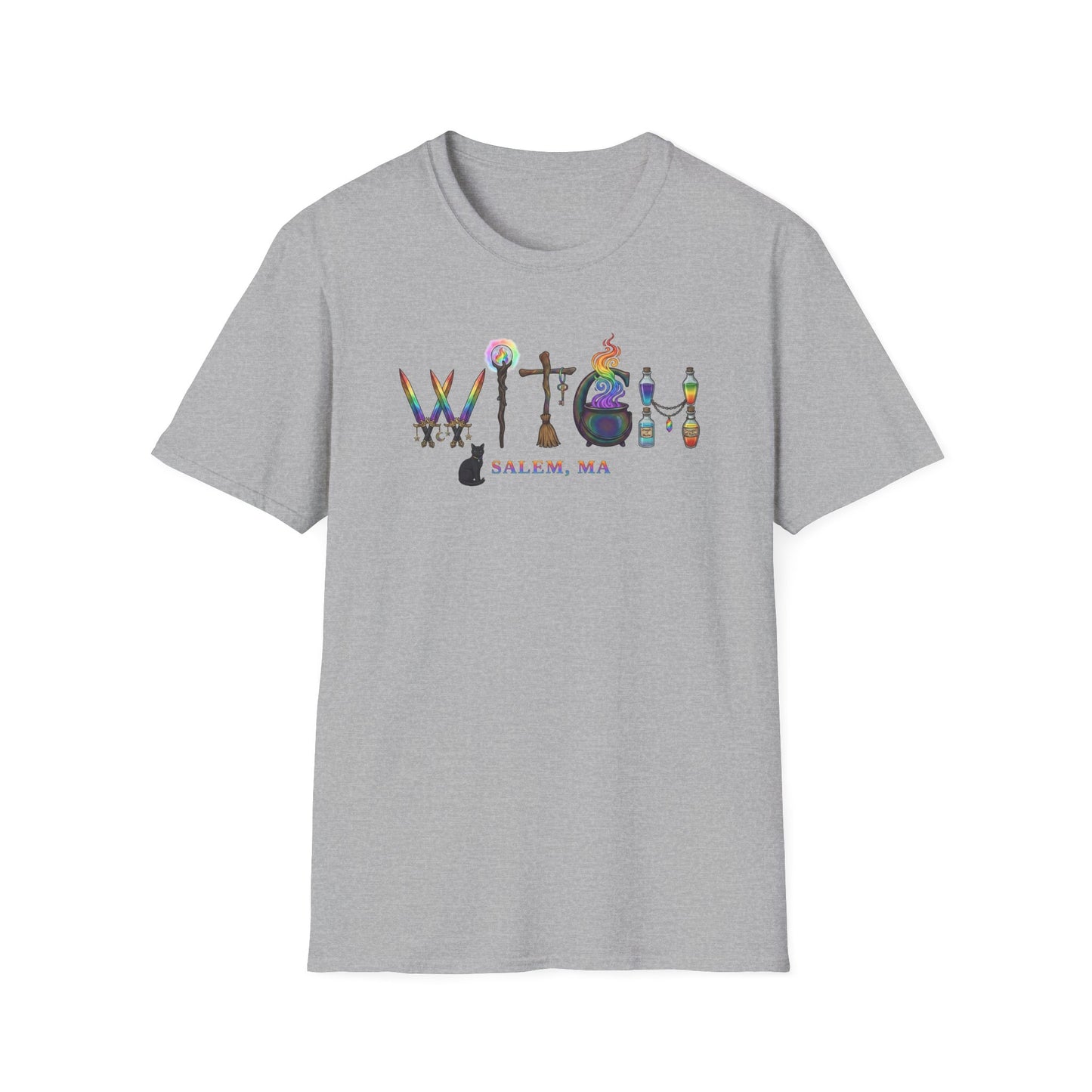 Salem Rainbow Witchy Tee