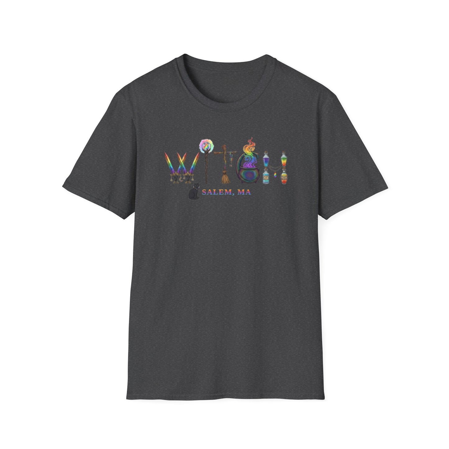 Salem Rainbow Witchy Tee