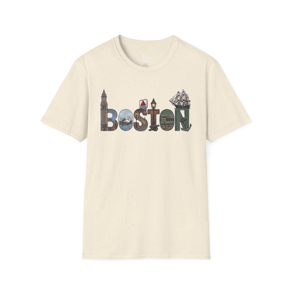 Boston Landmarks Vintage Tee