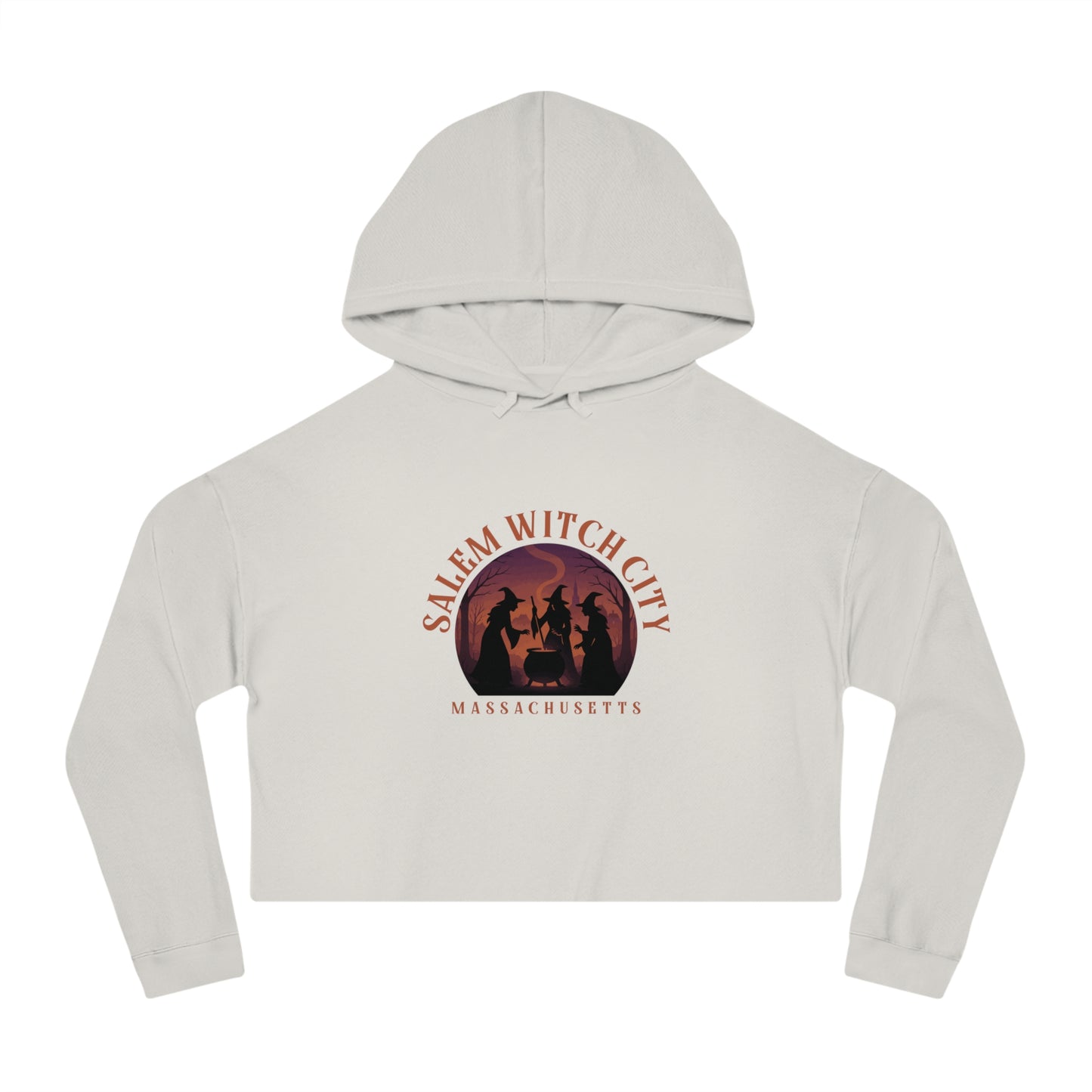 Salem Witch City Cropped Hoodie