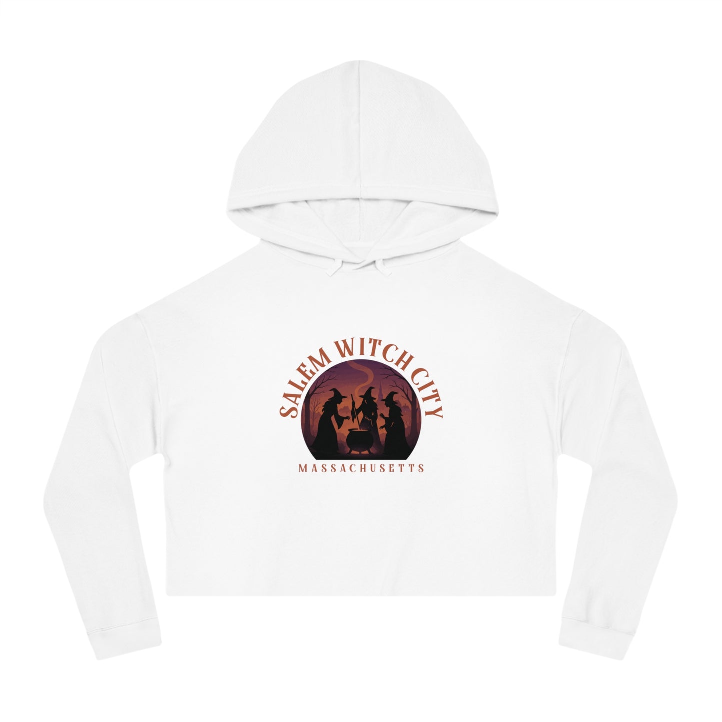 Salem Witch City Cropped Hoodie