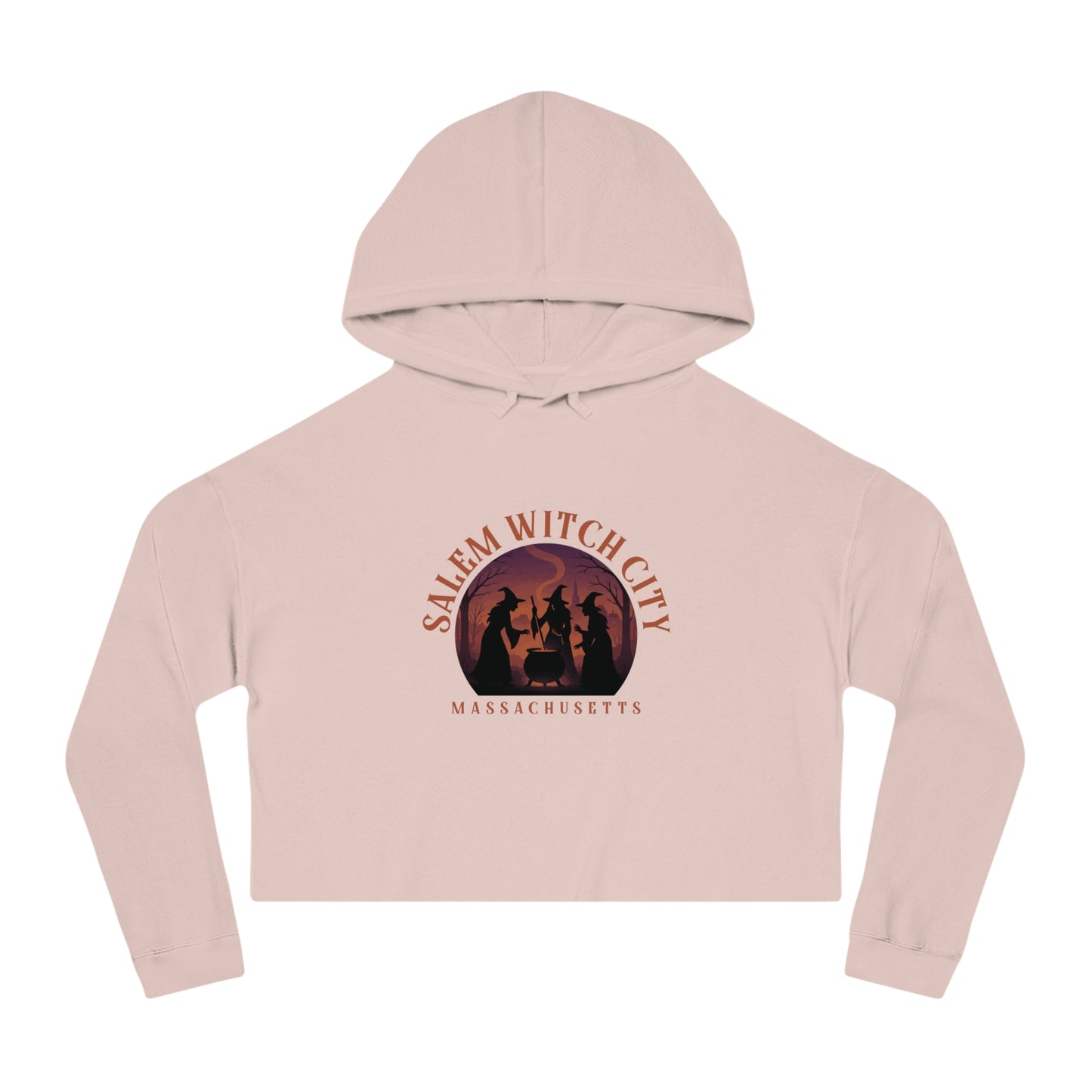 Salem Witch City Cropped Hoodie